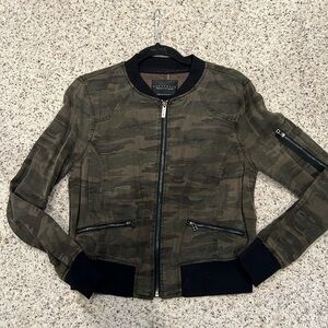 Sanctuary Camo Bomber Jacket